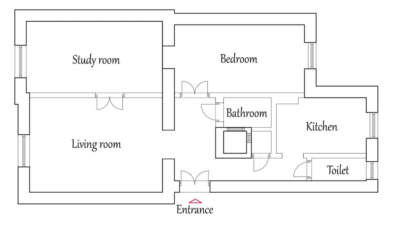 Luxury Class - 1st Floor, Large Apartment, Downtown, Newly Renovated, Fast Wifi, 4x Air Conditioning * Zagreb